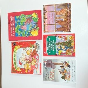 🐢Misc Authors Christmas Paperback Book Set of 5 Children's Fiction